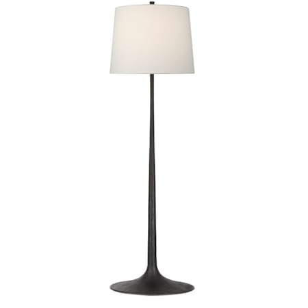 Visual Comfort Oscar Large Sculpted Floor Lamp Aged Iron