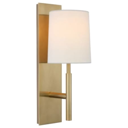 Visual Comfort Clarion 1 Light Medium Wall Sconce Soft Brass