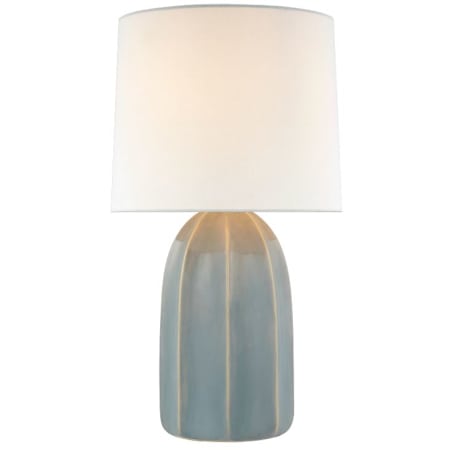 Visual Comfort Melanie Large Table Lamp Sky Gray