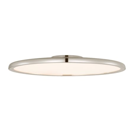 Visual Comfort Dot 22" Flush Mount Ceiling Light Polished Nickel