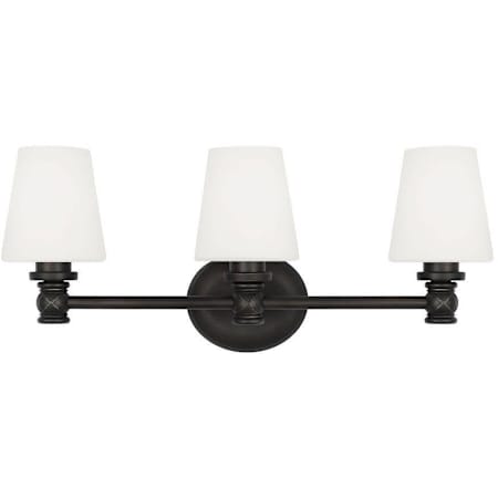 Visual Comfort Xavierre 3 Light 23" Wide Vanity Light Aged Iron