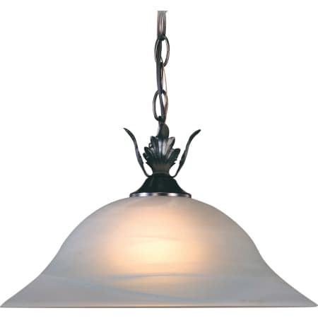 Volume Lighting Troy Single Light 15" Wide Pendant Antique Bronze