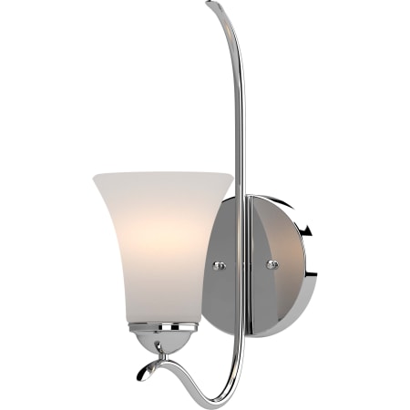 Volume Lighting Alesia Single Light 15" Tall Wall Sconce Polished Nickel