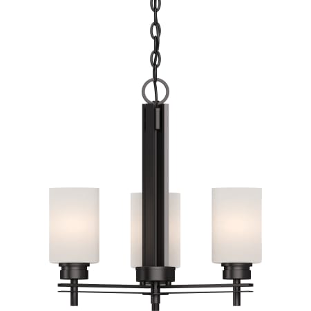Volume Lighting Carena 3 Light 19" Wide Mini Chandelier Antique Bronze