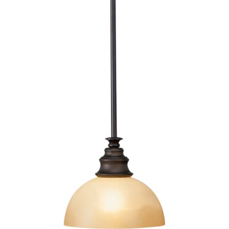 Volume Lighting Rainier Single Light 7" Wide Mini Pendant Foundry Bronze