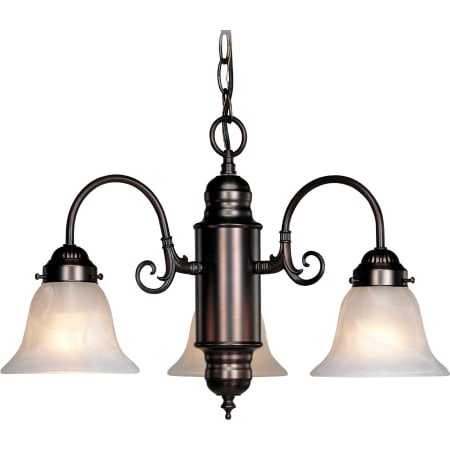 Volume Lighting Marti 3 Light 23" Wide Chandelier Antique Bronze