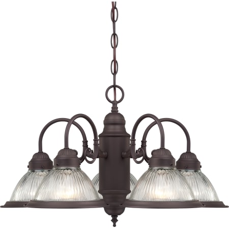 Volume Lighting Roth 5 Light 23" Wide Chandelier Antique Bronze