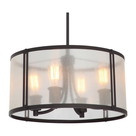 Volume Lighting Concerto 4 Light 19" Wide Pendant Antique Bronze