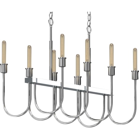 Volume Lighting Concord 8 Light 34" Wide Abstract Chandelier Polished Nickel