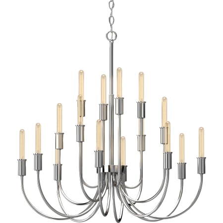 Volume Lighting Concord 16 Light 36" Wide Chandelier Polished Nickel