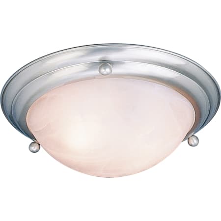 Volume Lighting Lunar 3 Light 22" Wide Flush Mount Bowl Ceiling Fixture - High Power Factor Magnetic Ballast Brushed Nickel
