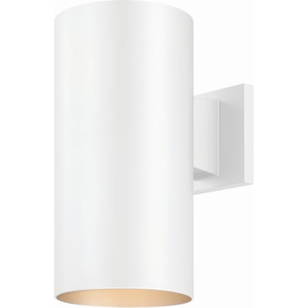 Volume Lighting Single Light 12" Tall Outdoor Wall Sconce White