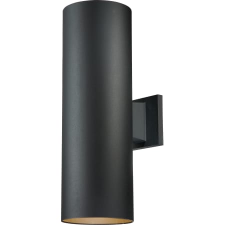 Volume Lighting 2 Light 18" Tall Outdoor Wall Sconce Black