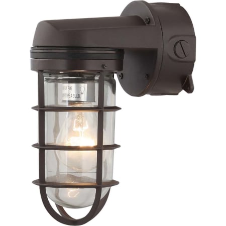Volume Lighting Single Light 10" Tall Outdoor Wall Sconce Antique Bronze