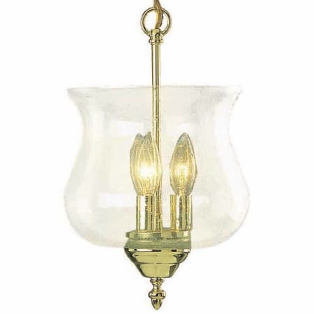 Volume Lighting 3 Light 8" Wide Taper Candle Mini Pendant Polished Brass
