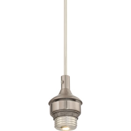 Volume Lighting Single Light 2" Wide LED Mini Pendant Brushed Nickel