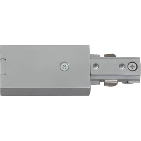 Volume Lighting 4" Wide Live End Power Feeds for 1 Circuit Line Voltage and Track Systems Silver Gray