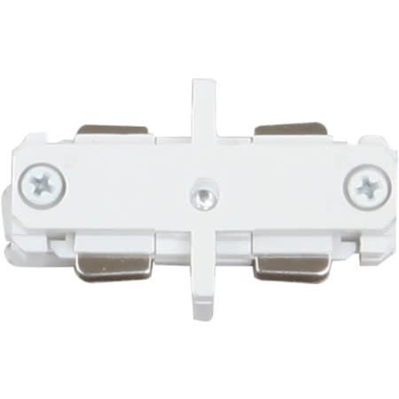 Volume Lighting I-Connector for 2 Circuit Line Voltage and Track Systems White