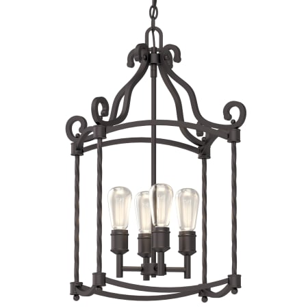 Volume Lighting 4 Light 23" Wide Chandelier Antique Bronze