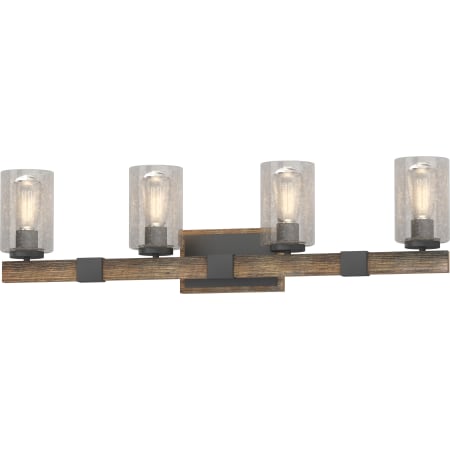 Volume Lighting 4 Light 34" Wide Vanity Light Black Walnut