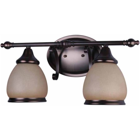 Volume Lighting Camden 2 Light 21" Wide Bathroom Vanity Light Florence Bronze