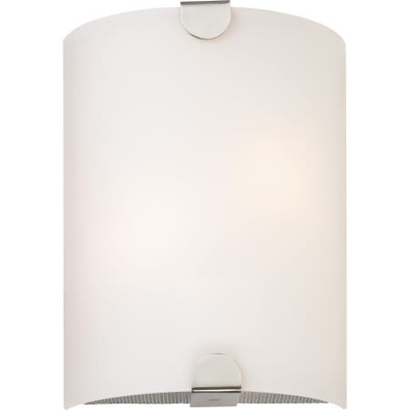 Volume Lighting Single Light 12" Tall LED Wall Sconce Brushed Nickel