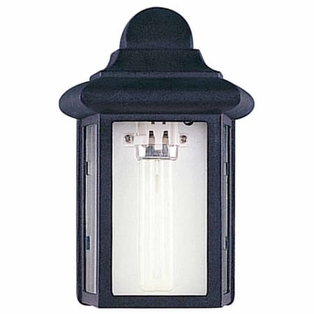 Volume Lighting Single Light 9" Tall Outdoor Wall Sconce Black