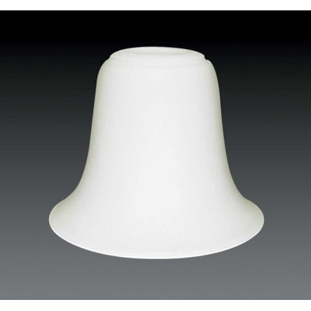 Volume Lighting 4.75" Height Etched White Glass Bell Shade Etched White