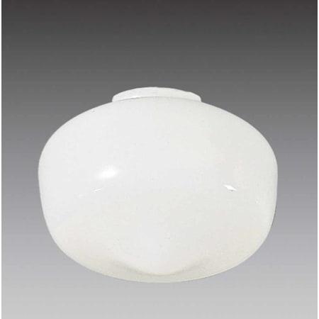 Volume Lighting 6" Height White Glass Dome Shade White