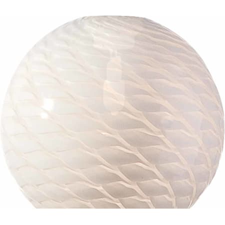 Volume Lighting 3.25" Height White Frit Glass Globe Shade White Frit