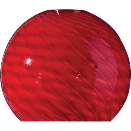 Volume Lighting 3.25" Height Red Frit Glass Globe Shade Red Frit