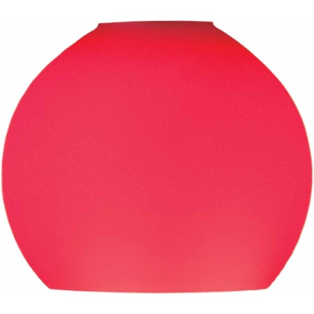 Volume Lighting 3.25" Height Red Glass Globe Shade Red