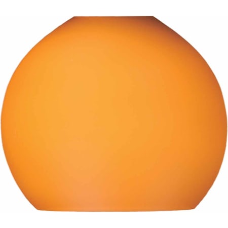 Volume Lighting 3.25" Height Amber Glass Globe Shade Amber