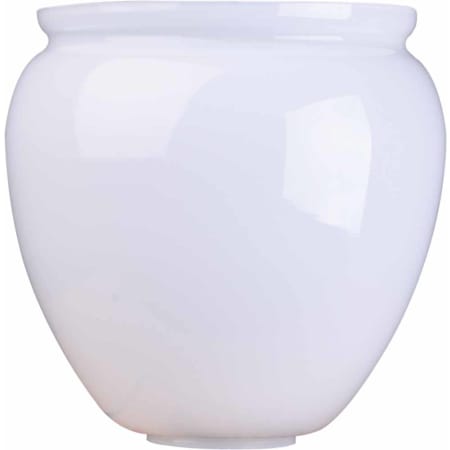 Volume Lighting 5.5" Height White Glass Dome Shade White