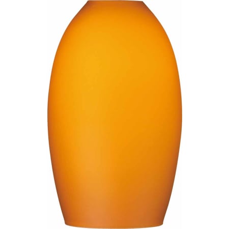 Volume Lighting 8.5" Height Etched Amber Cased Glass Oval Shade Etched Amber Cased