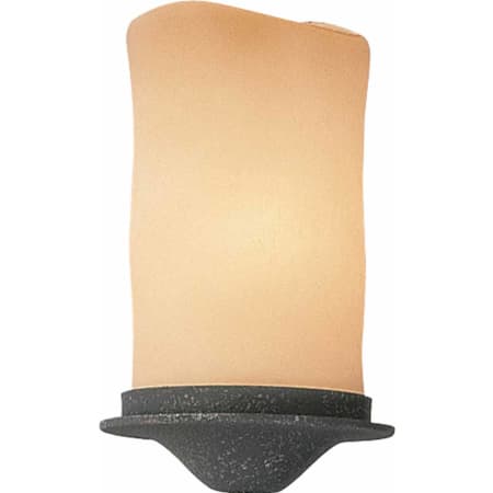Volume Lighting 6.5" Height Sandstone Glass Round Shade Sandstone