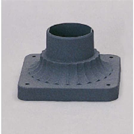 Volume Lighting Pier Mount for Post Light Black