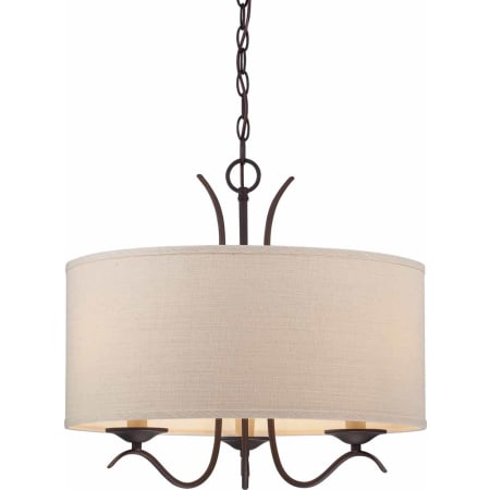 Volume Lighting Ecru Linen Drum Shade Ecru Linen
