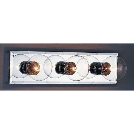 Volume Lighting 3 Light Bathroom Vanity Strip Chrome