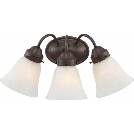 Volume Lighting 3 Light 17" Width Bathroom Vanity Light Antique Bronze