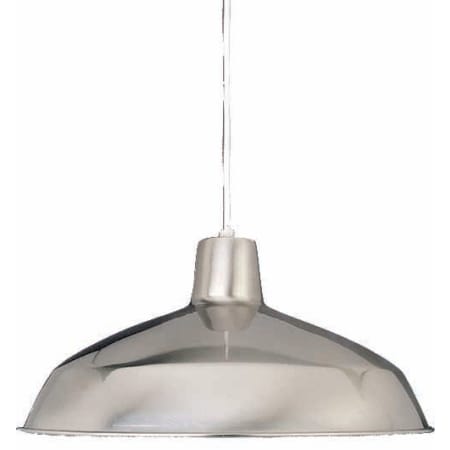 Volume Lighting 1 Light Down Light 7.75" Height Pendant with Metal Shade Brushed Nickel