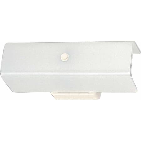 Volume Lighting 2 Light Bath Bar with White Glass Shade White