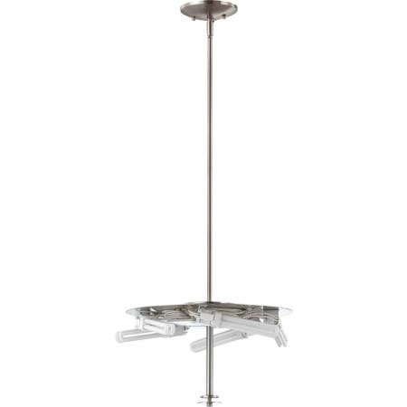 Volume Lighting Esprit 5 Light Foyer 9" Height Pendant Brushed Nickel
