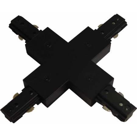 Volume Lighting X-Connector for 1 Circuit Line Voltage and Track Systems Black