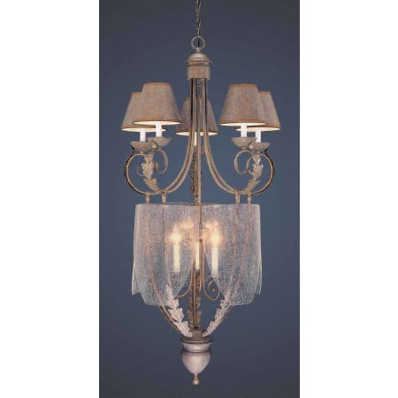 Volume Lighting Rylos 8 Light 2 Tier Chandelier Prairie Rock