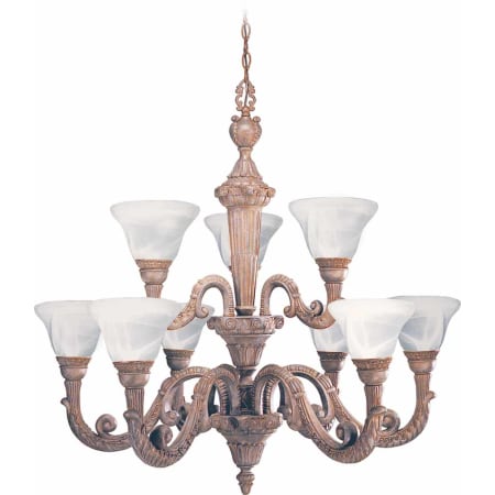 Volume Lighting Manchester 9 Light 2 Tier Chandelier Prairie Rock