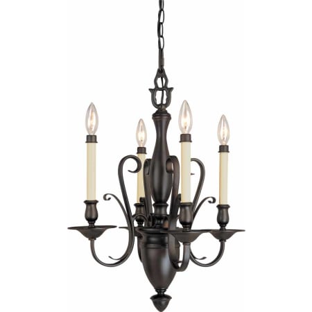 Volume Lighting Carena 4 Light 28" Wide Bathroom Vanity Light Foundry Bronze