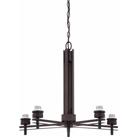Volume Lighting Carena 5 Light 1 Tier Chandelier Antique Bronze