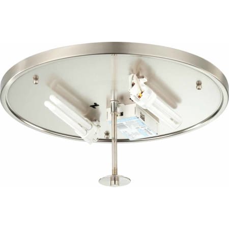 Volume Lighting Esprit 2 Light Flush Mount Ceiling Fixture Brushed Nickel