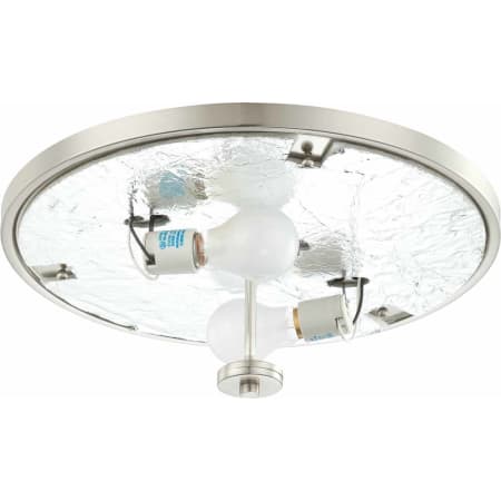 Volume Lighting Esprit 2 Light 16" Width Flush Mount Ceiling Fixture Brushed Nickel